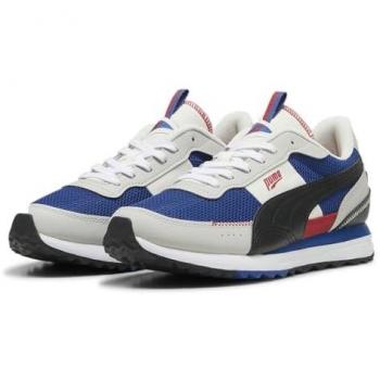 Zapatillas Puma Road Rider Pace Setter gris, azul y negro