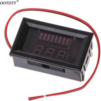 Monitor Digital de Voltaje para Baterías Plomo Ácido 12‑72V