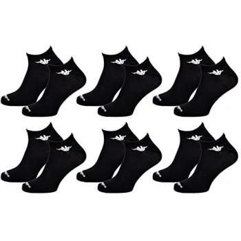 Chaussettes Kappa Sneaker Homme 6566 x6 – Noir, 43-46