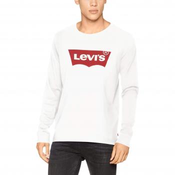 Levi's Men's XS White Long Sleeve T-Shirt with Print