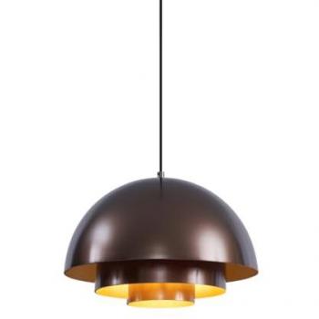 Bronze & Gold Scandinavian Hanging Lamp – Loes Collection