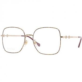Gucci GG0883OA 002 Women's Eyeglasses Gold Size 55 – Blue Light Block