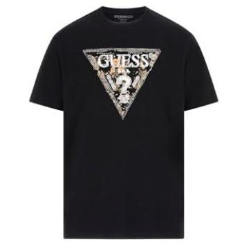T-shirt Col Rond Noir Guess Taille XL