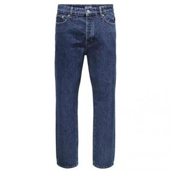 ONLY & Sons Blue 31/32 Loose Tape Jeans