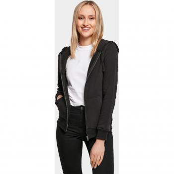 Negro Chic: Capucha Build Your Brand con Cremallera (XS-4XL)