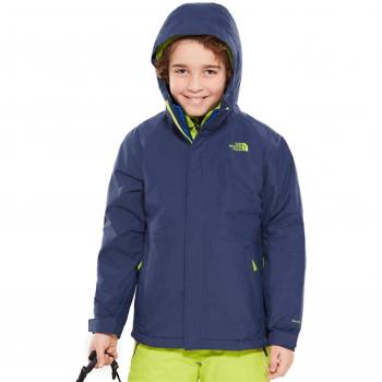 Boundary Triclimate Junge Cosmic Blue Lime Green Kindergröße XL 2018 Outdoorjacke