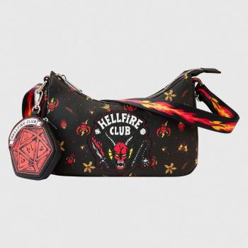 Hellfire Club : Sac à Bandoulière Loungefly (Stranger Things) – 25 x8x25 cm, Officiel