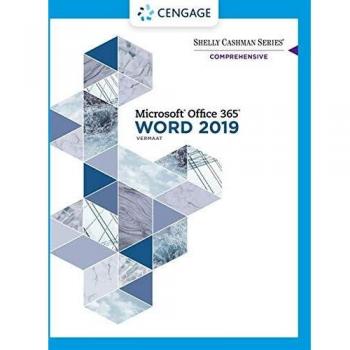 Shelly Cashman Series® Microsoft® Office 365® & Word 2019 Comprehensive