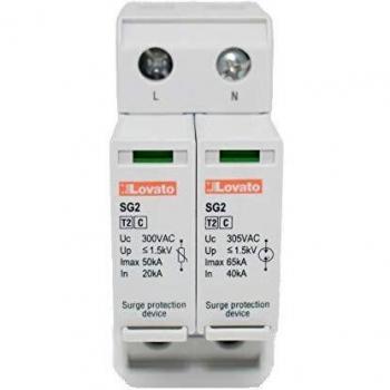 Protecteur Lovato Type 2 20kA 1P+N
