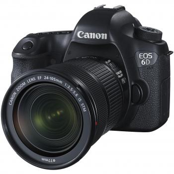 Canon EOS‑6D en kit avec Objectif EF 24‑105 mm f/3.5‑5.6 IS STM –