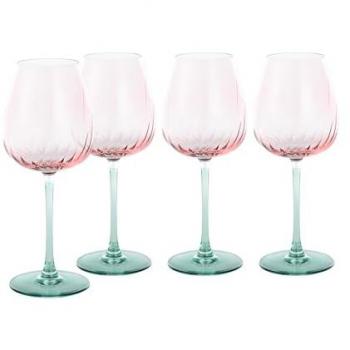Bicchieri da vino CreaTable Swirly Spring 4×470 ml