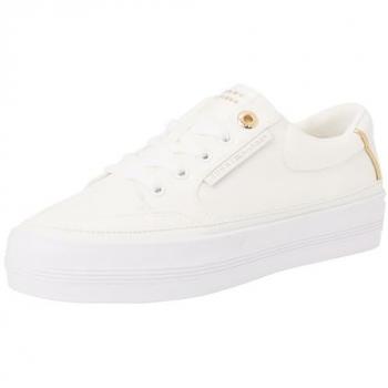 Sneaker Tommy Hilfiger Essential Vulc Textil FW0FW08323 Écru