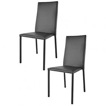 Sedie cucina impilabili Julia Tommychairs nera
