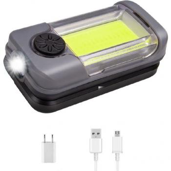 Tragbare Laterne mit rotem und weißem Licht, ideal für Zelt und Camping