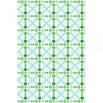 Schreibwandel Notizbuch grün-blaues Punktmuster