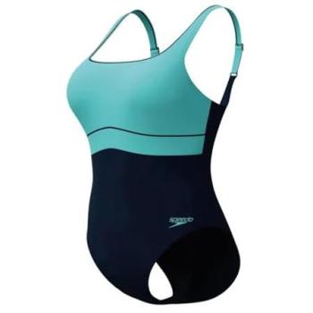 Speedo Shaping Contoureclipse Women’s One-Piece Swimsuit – True Navy/Arctic Glass (UK 40)