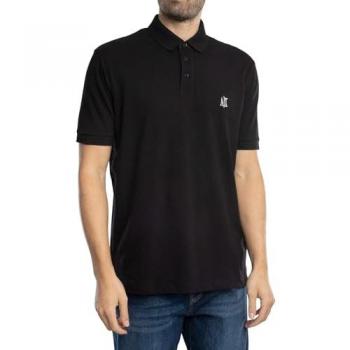 Polo à Logo Armani Exchange Noir