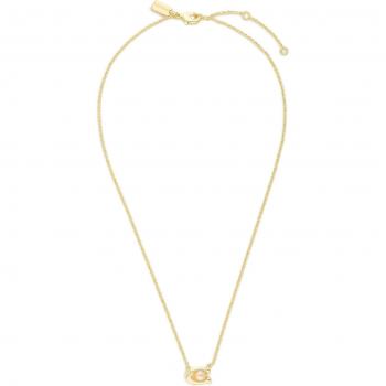 Halskette Coach Gold Pearl Signature C – Luxusaccessoire