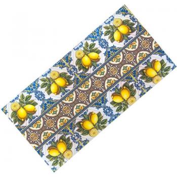 Patte de table antidérapante en style majolica italienne