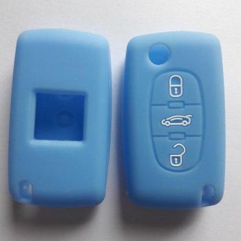 3 Button Flip Key Case for PEUGEOT 407 307 308 607 & Citroen C2 C3 C4 Hatch C6 C8