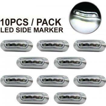 Fahrzeug-Anhängermarker 24V LED – 10er Set, LKW geeignet