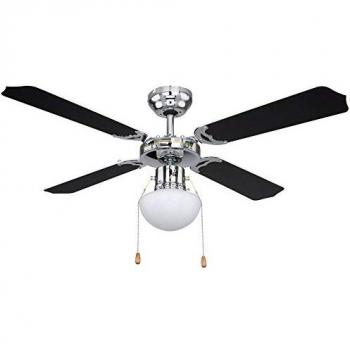 Ventilatore Plafoniera Pull‑Switch 3Fasi Pale Rovesciabili