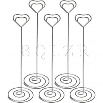 Supports de table cœur doré