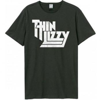Thin Lizzy Logo Charcoal Crewneck Tee