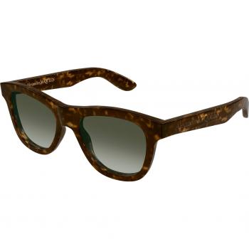Occhiali sole Alexander McQueen AM0421S 002 Uomo Cuadrati Habana Verde