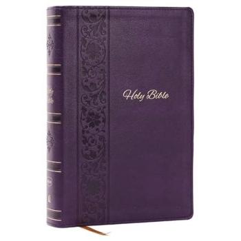 Thomas Nelson NKJV Bible: Personal Size Giant Print, Purple Leathersoft, Holy