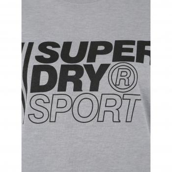 Damen-Core-Graphic T-Shirt XS in Grau – Superdry