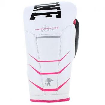 Gants de boxe Leone 1947 Revo Fluo blanc rose noir