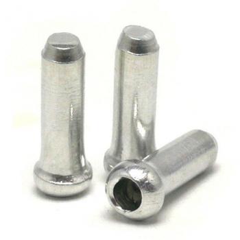 Pièces de vélo : capuchons en aluminium pour câbles de frein