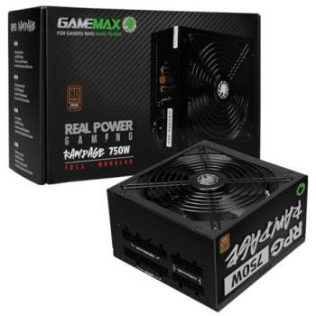 GameMax RPG 750W Rampage PSU 80 Plus Bronze Rated Fully Modular Power Supply