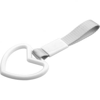 PVC Heart-Shaped Car Handle Strap Charm