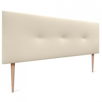 Cabecero Moderno de Polipiel con Botones 145x105cm