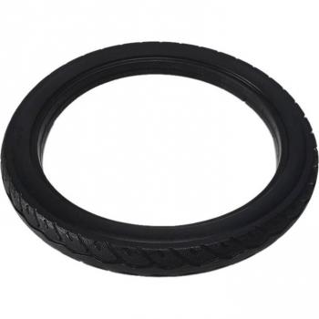 16 x 1.75 Black Rubber Bicycle Tires