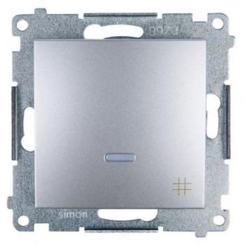 Pulsante e Interruttore Argento Kontakt DW7L
