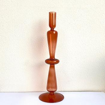 Glas-Kegel Kerzenhalter (1 Stück) – Stilvolles Dekor für Abendessen & Hochzeitstische