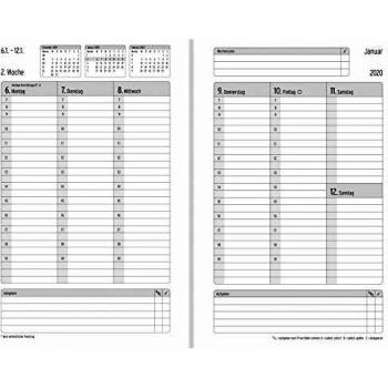CHRONOPLAN Buchkalender 2020 A5