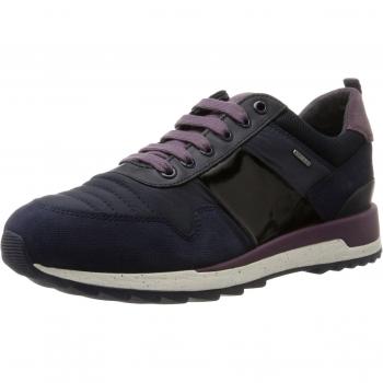 Geox D Aneko B ABX A, Scarpe Sportive Basse Donna, Blu