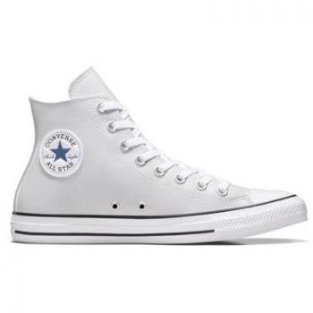 Converse Gray Chuck Taylor All-Star Faux Leather High Top