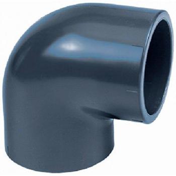 Eco PVC 90° Winkel Ø 90 mm mit Muffen PN10