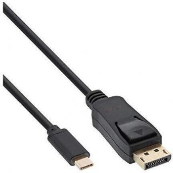 Cable InLine 64122 – USB‑C 2 m, DisplayPort, Noir, Vidéo
