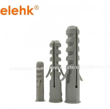 100pcs Plastic Wall Anchors with Two Wings (Screw Diameter 6.5-7.5mm, Size 10x50mm)