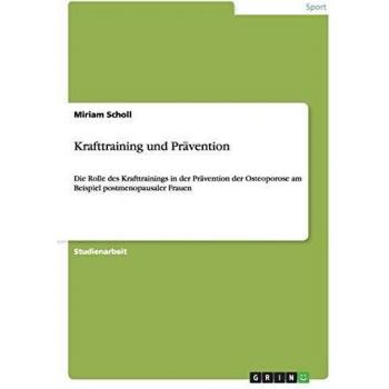 Krafttraining und Prävention