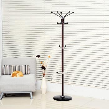 Porte Manteau Tectake avec Porte Parapluie 170 cm Marron