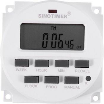 LBER Sinotimer TM618H-2 220V AC 7-Day Timer Switch