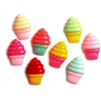 Kawaii Helado Resina 50 Unidades – Detalles para Recortes