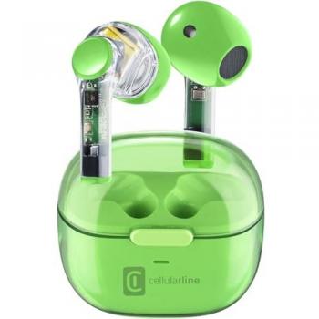 Fine Green Bluetooth Earbuds Cellular Line
